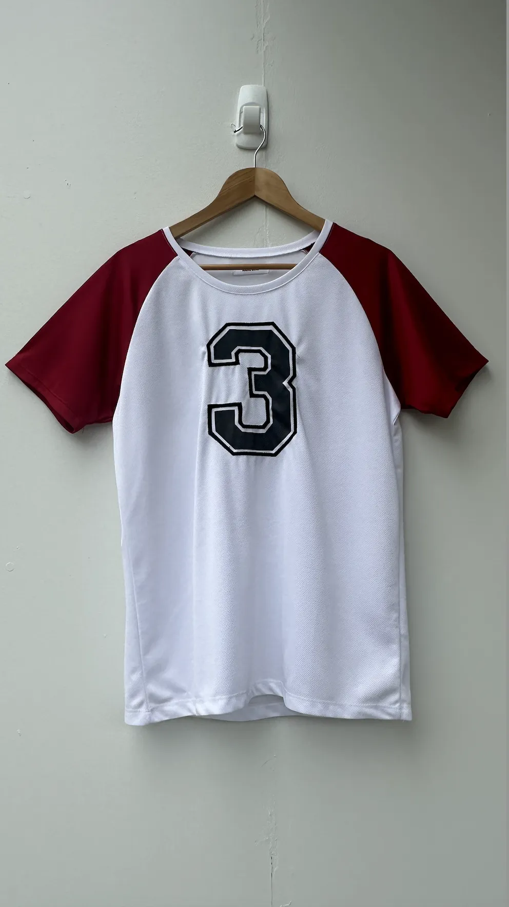 ANINE BING 3 TEE - WHITE RED  - PRE LOVED