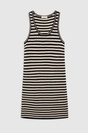 2025 Fashion Trends Arie Dress - Black And Ivory Stripe -ANINE BING