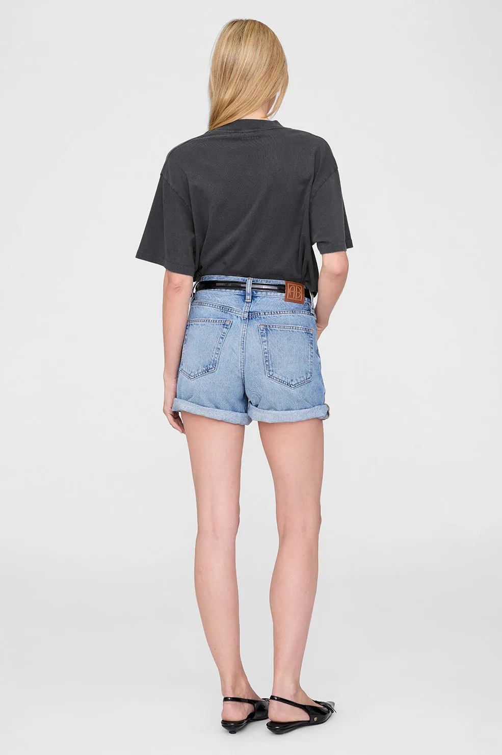 Ashton Tee Concert - Washed Black -ANINE BING