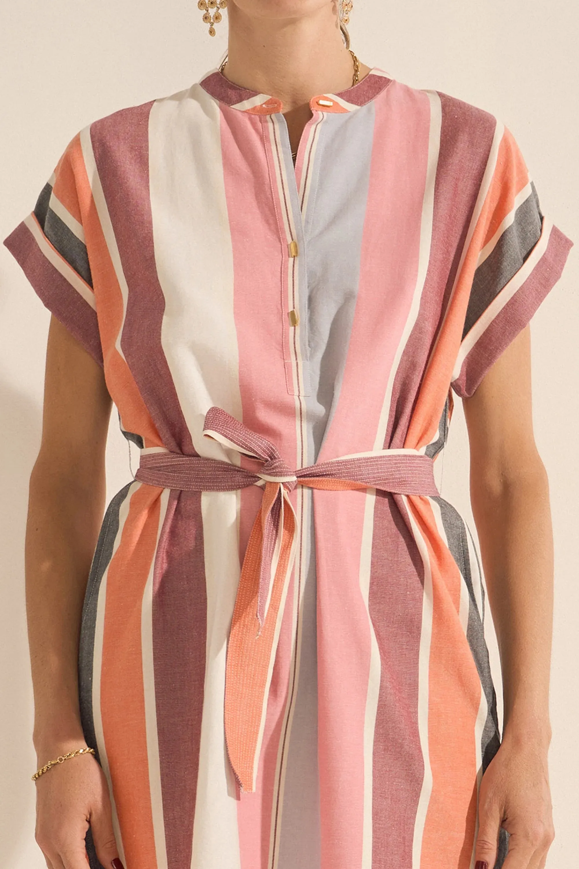 ATHENA FIRA STRIPE TUNIC - ILIO NEMA