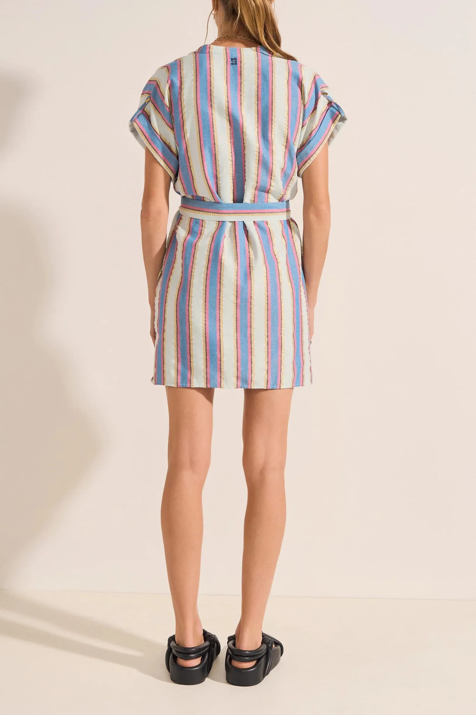 ATHENA TUNIC DRESS - MYKONOS STRIPE - ILIO NEMA