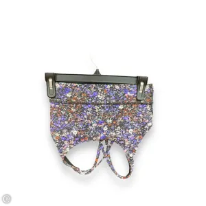 Athletic Bra By Lululemon In Floral Print, Size: 6