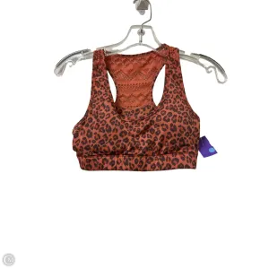 Athletic Bra By Zyia In Animal Print, Size: Xs