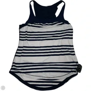 Athletic Tank Top By Lululemon In Striped Pattern, Size: S