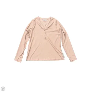 Athletic Top Long Sleeve Crewneck By Athleta In Red, Size: Xl
