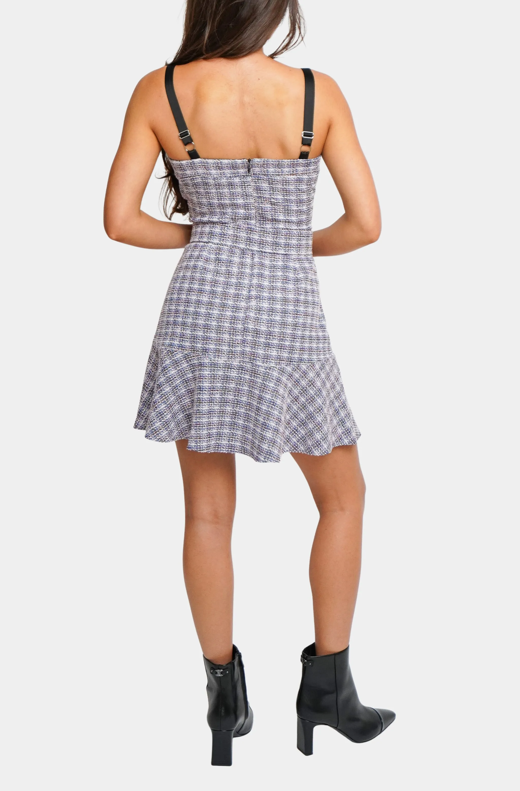 Audette Tweed Dress with Belt