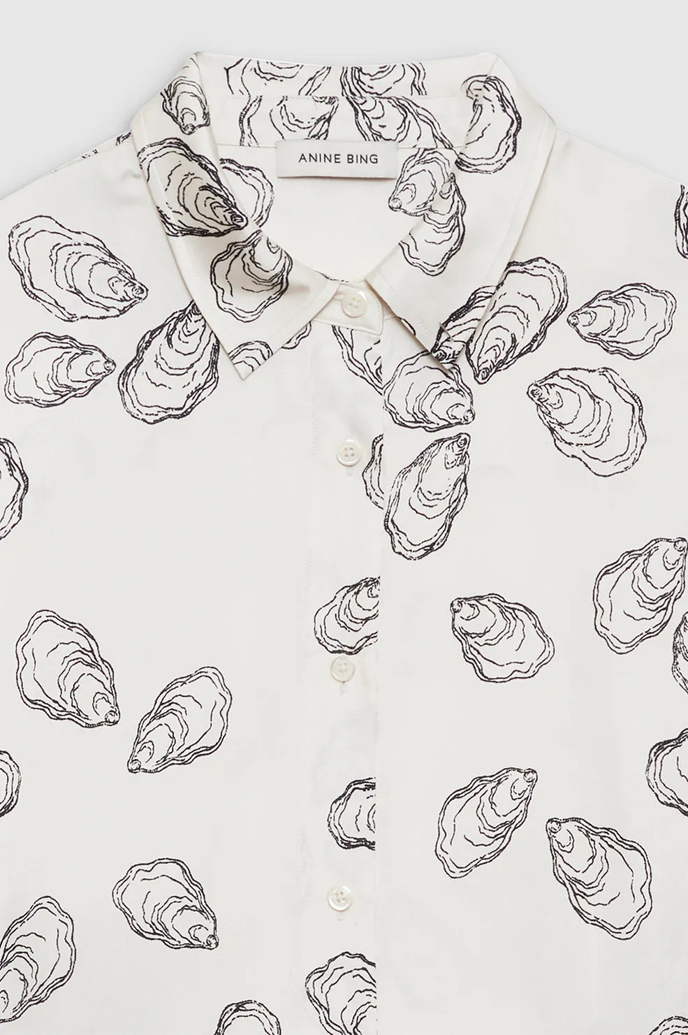 2025 Fashion Trends Avalon Shirt - Bone Oyster -ANINE BING