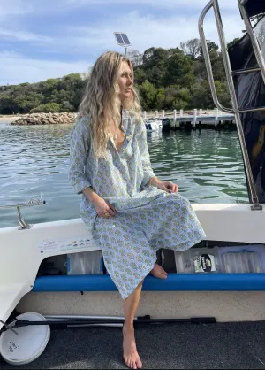 AVNI KAFTAN - BLUE STRIPE - SADHU