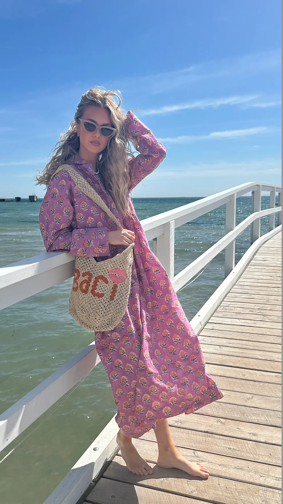 AVNI KAFTAN - LILAC  FLORAL - SADHU