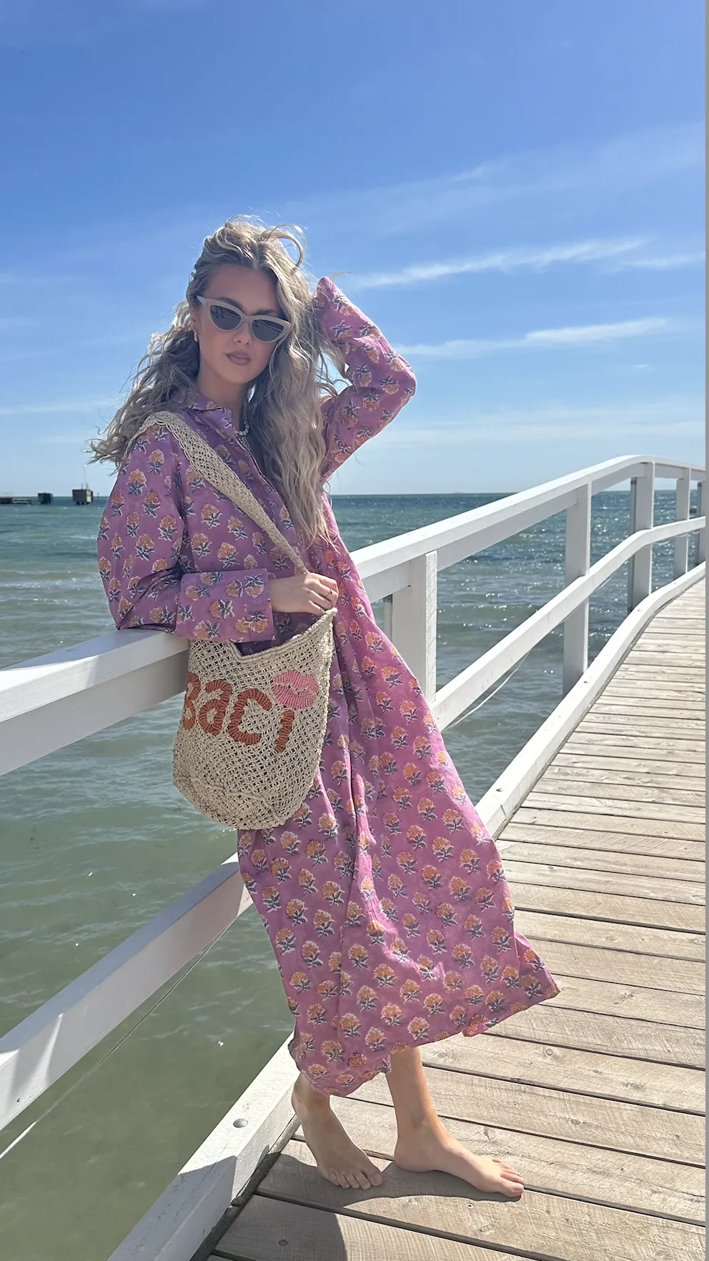 AVNI KAFTAN - LILAC  FLORAL - SADHU