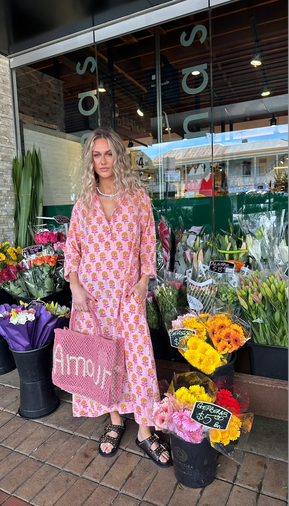 AVNI KAFTAN - PINK & ORANGE - SADHU