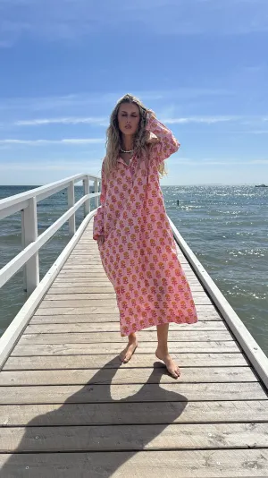 AVNI KAFTAN - PINK & ORANGE - SADHU