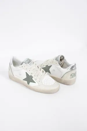 BALLSTAR LEATHER UPPER TOE AND SPUR NABUK STAR LAMINATED HEEL