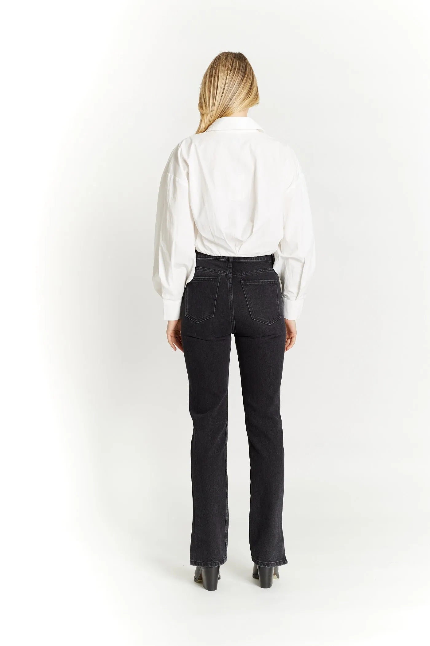 Best-Selling Cropped Blouse with Button Cuffs  Stylish & Comfortable