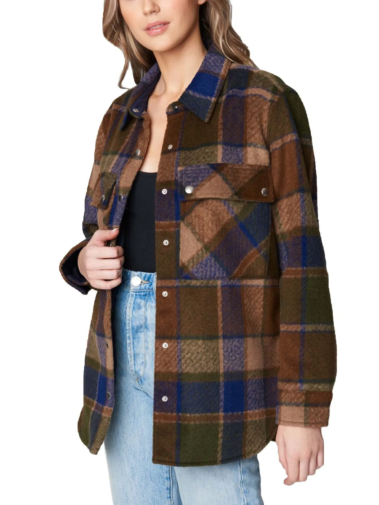 Best-Selling Multi Color Plaid Shacket  Dont Miss Out!