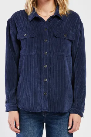 Bestseller Carmele Long Sleeve Button Down Corduroy Jacket  Going Fast!