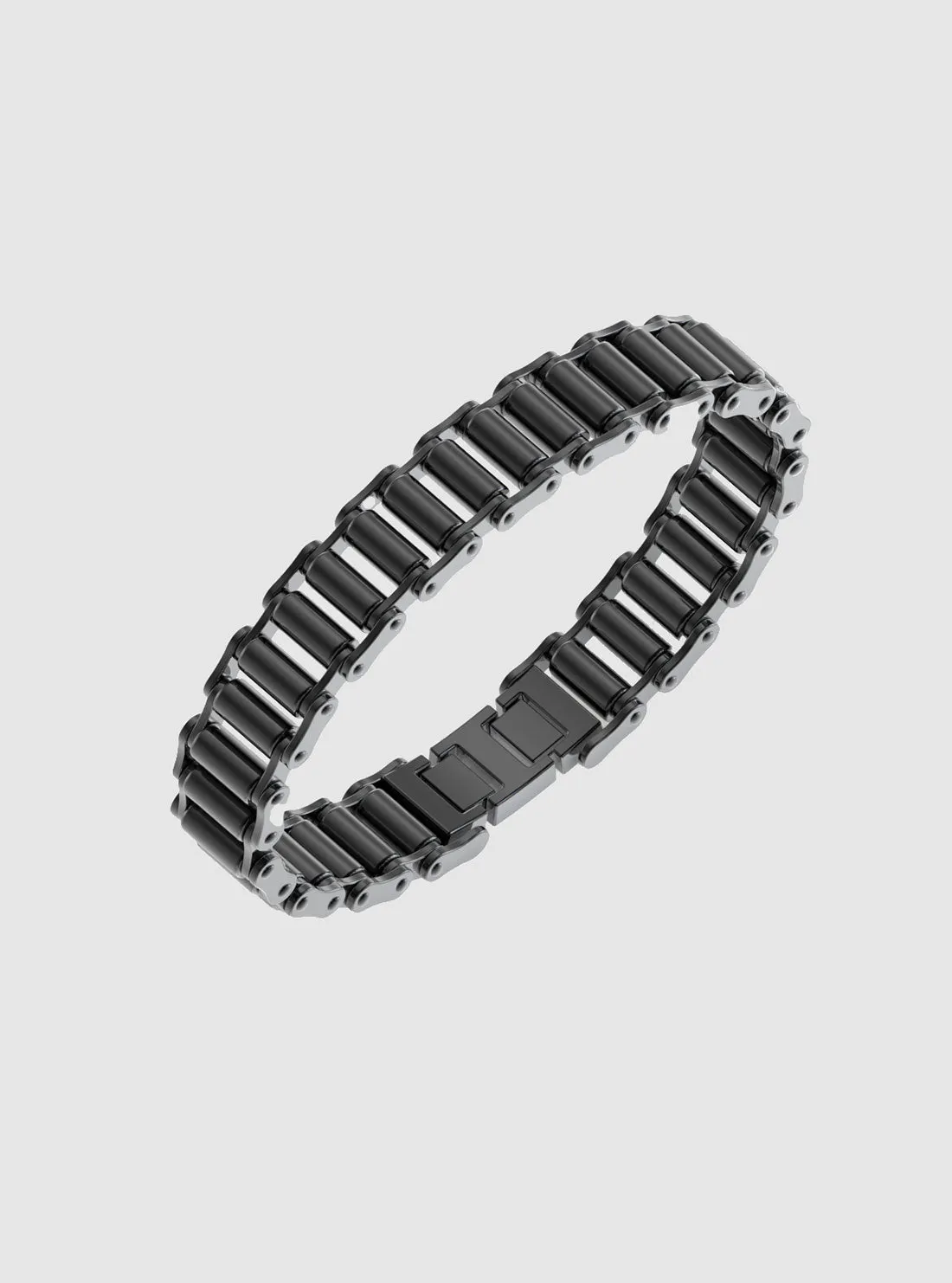 Black Bicycle Chain Maxi Bracelet Guess