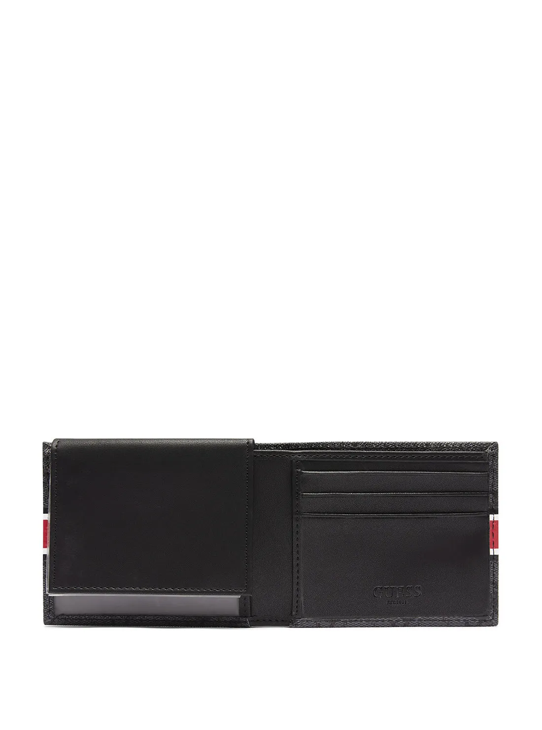 Black Dinate Slimfold Wallet Guess