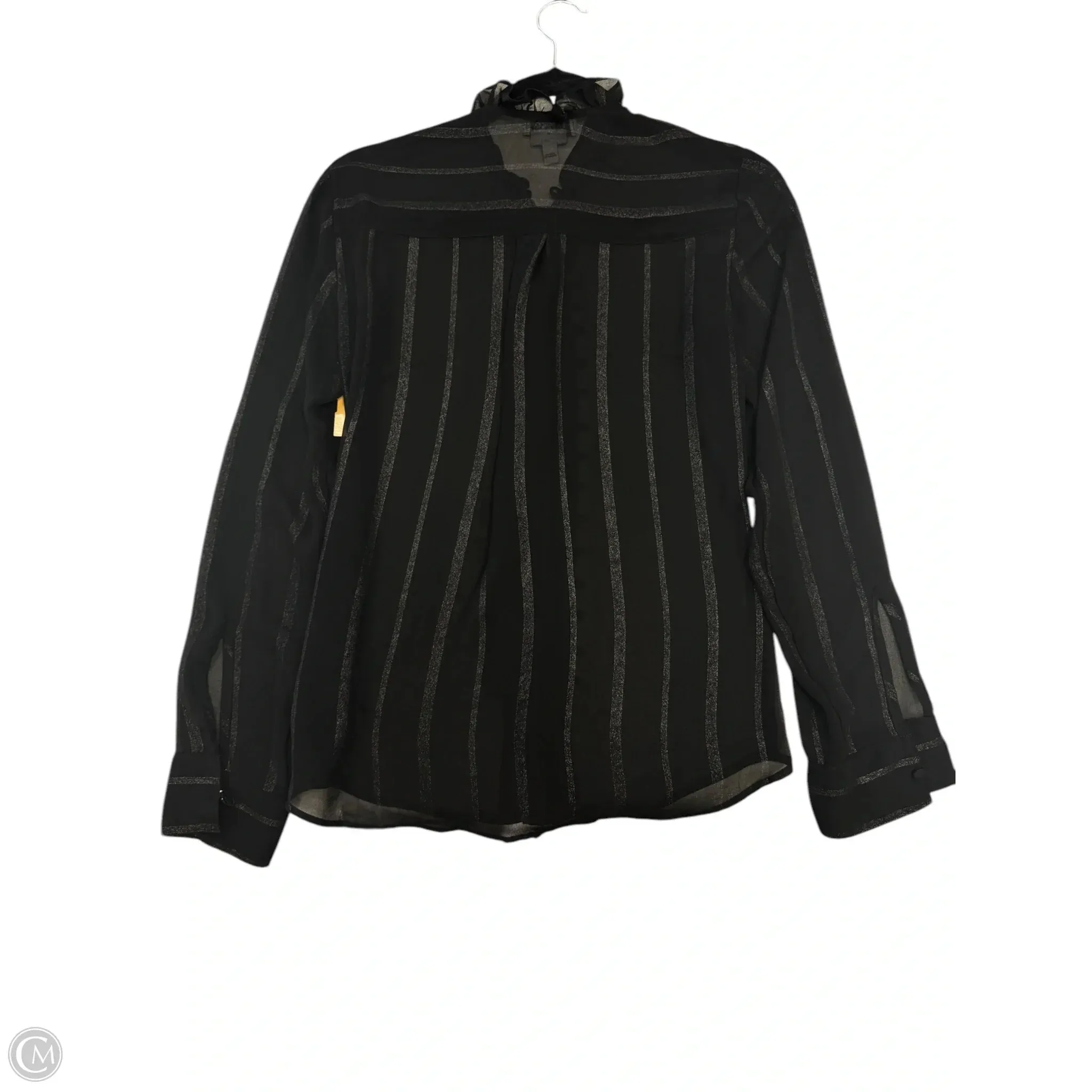 Blouse 3/4 Sleeve By Express In Black, Size: S