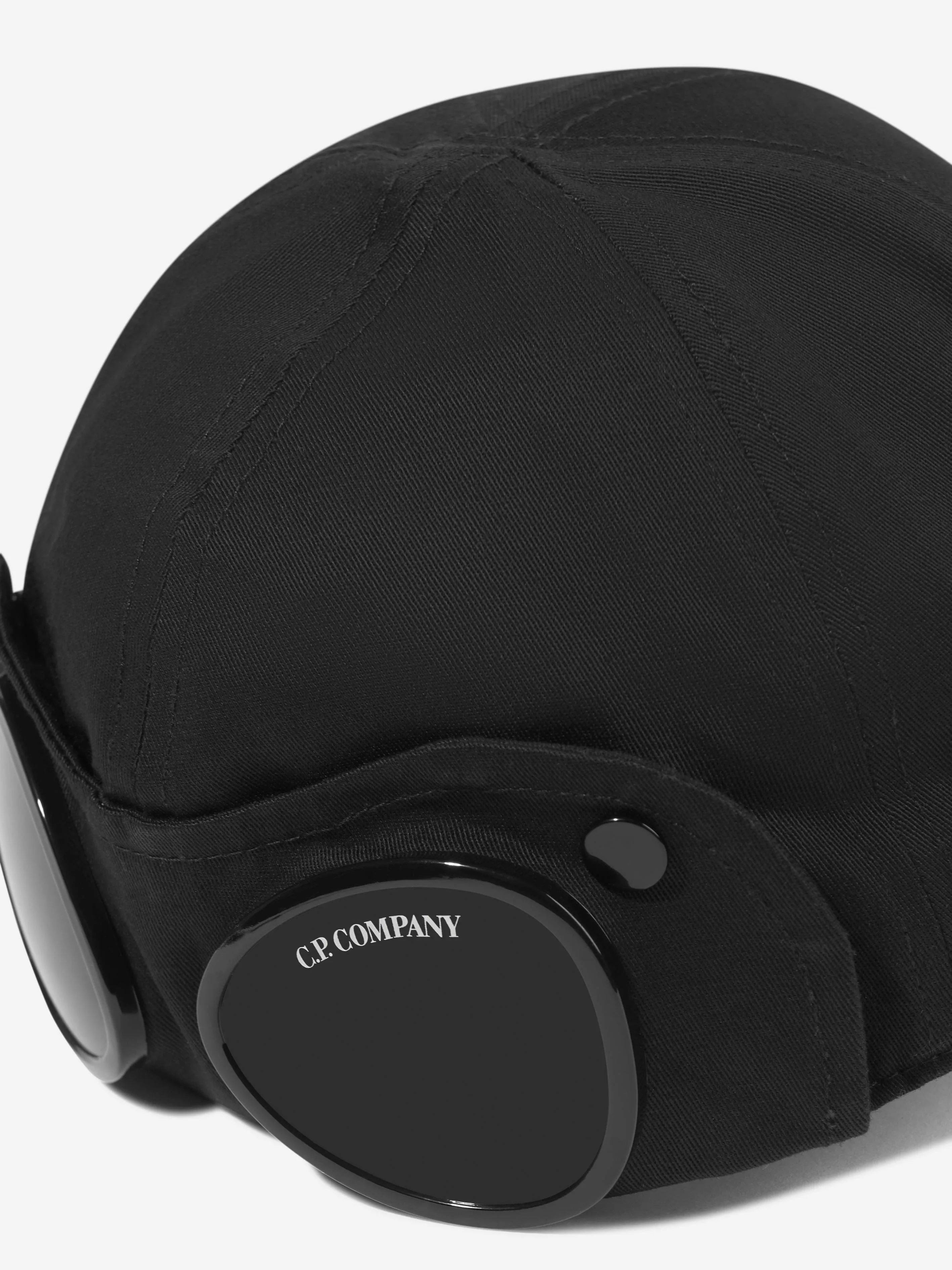 Boys Logo Goggle Cap in Black