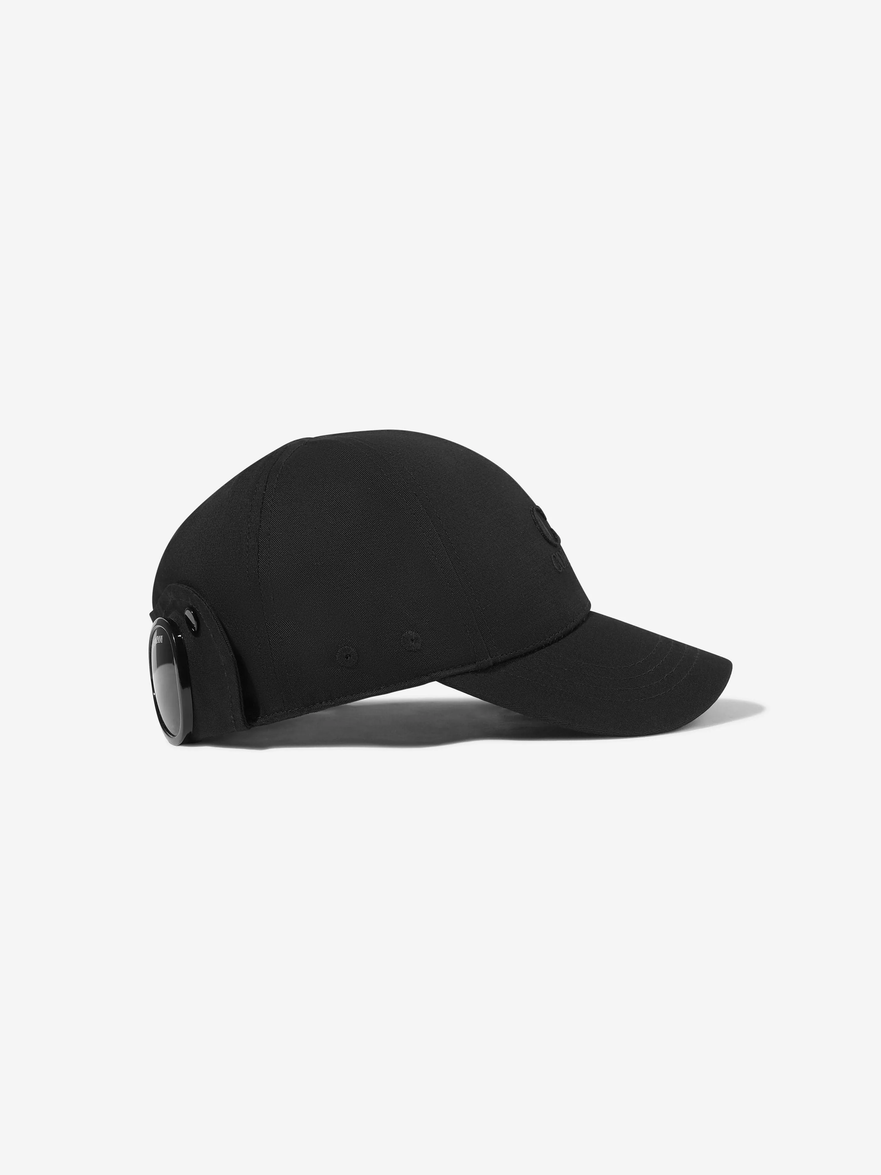 Boys Logo Goggle Cap in Black