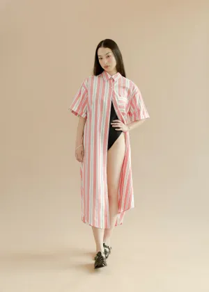 BRONZE AGE - BRUNO DRESS - WATERMELON STRIPE - SS24