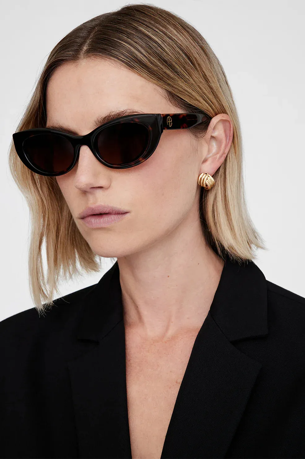 CANNES SUNGLASSES - DARK TORTOISE - ANINE BING
