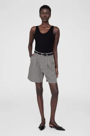 2025 Fashion Trends Carrie Short - Black And White Mini Houndstooth -ANINE BING
