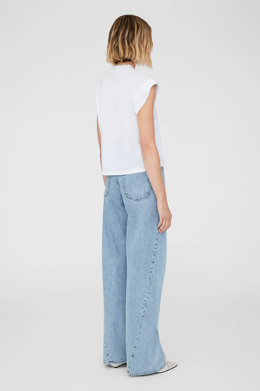 Caspen Tee - White -ANINE BING