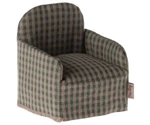 Chair, Mouse - Green checker