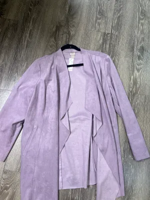 Chicos Faux Suede Flowy Jacket(Size 3)