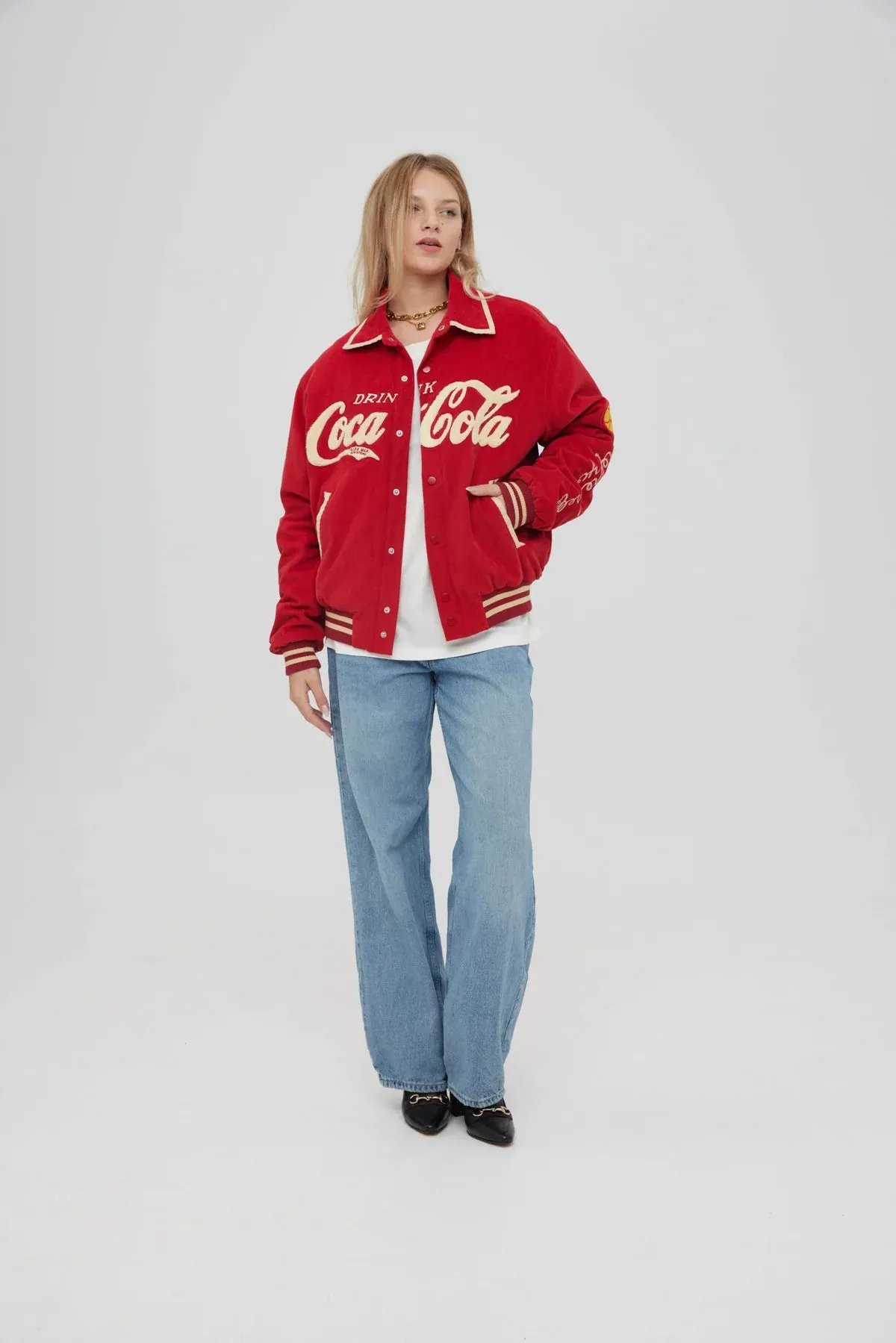 CLASSIC CORD VARSITY JACKET -  SOMETHING VERY SPECIAL