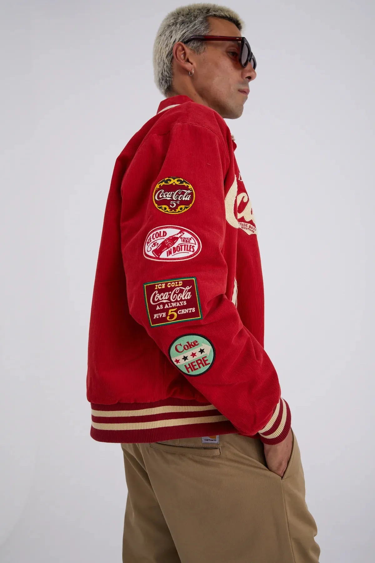 CLASSIC CORD VARSITY JACKET -  SOMETHING VERY SPECIAL