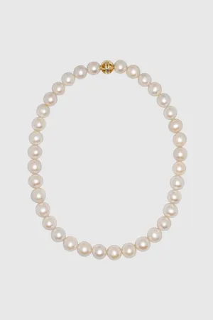 Classic Pearl Choker - 14k Gold -ANINE BING