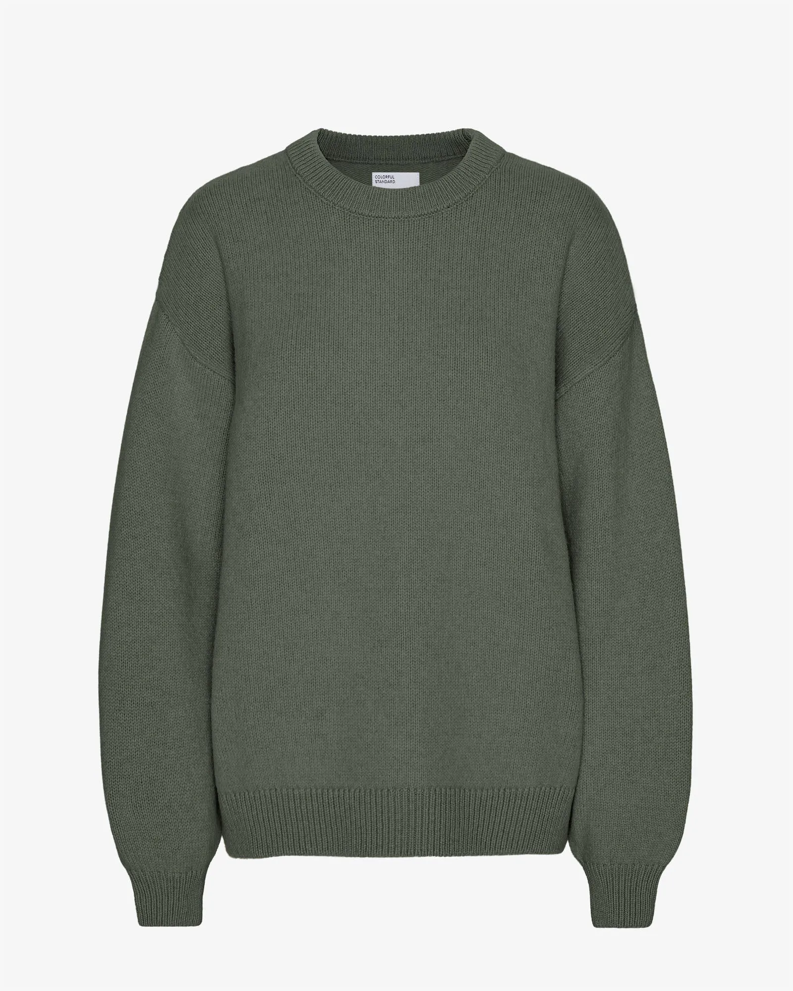 COLORFUL STANDARD - OVERSIZED MERINO SWEATER - OLIVE