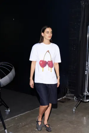 COME GET YOUR HONEY OVERSIZE TEE - LUCENT WHITE - MAKU
