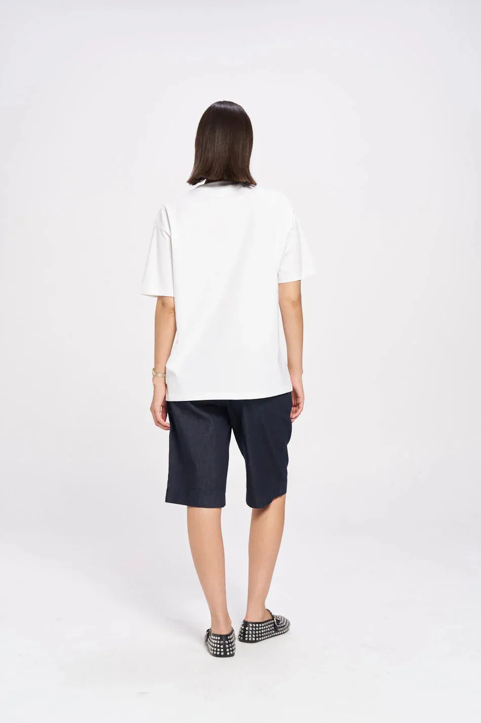 COME GET YOUR HONEY OVERSIZE TEE - LUCENT WHITE - MAKU