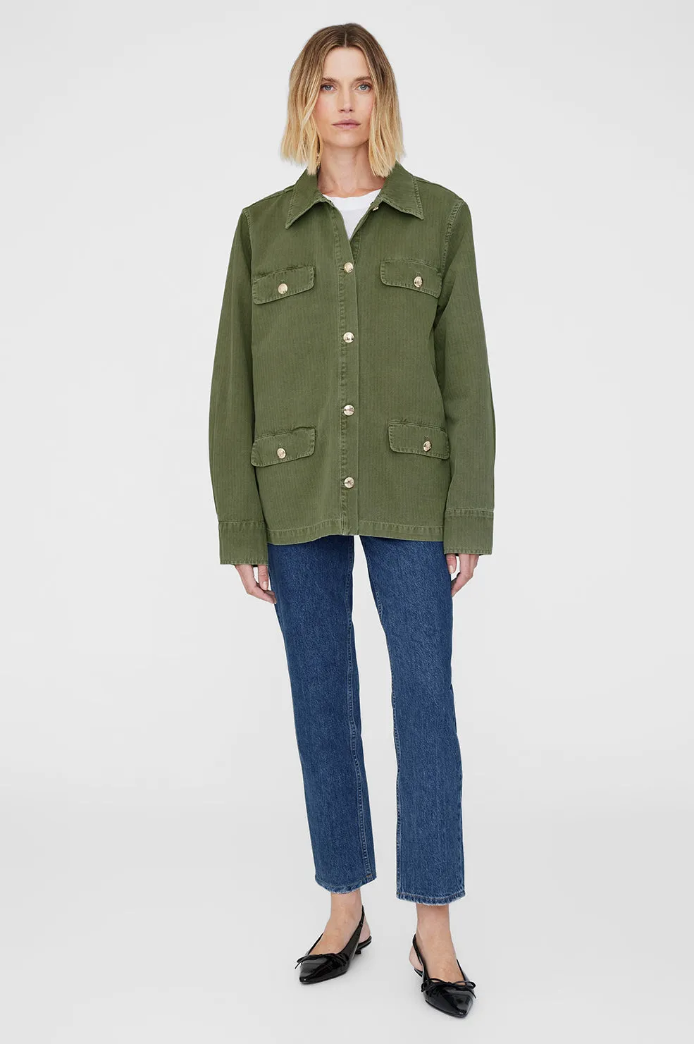 Corey Jacket - Army Green -ANINE BING