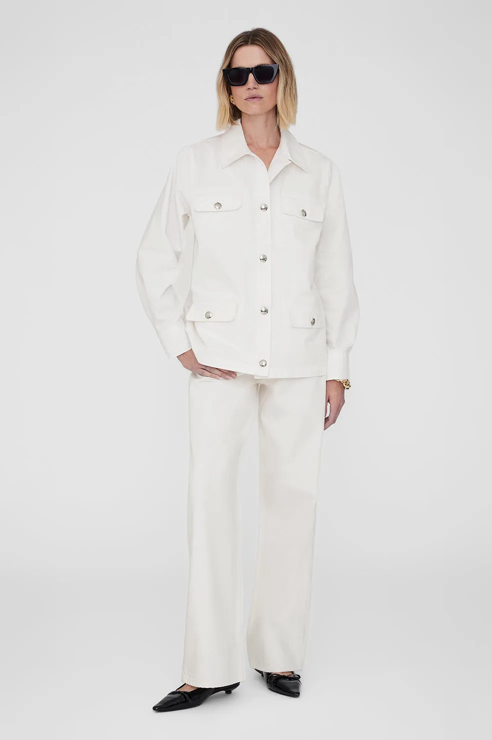 2025 Fashion Trends Corey Jacket - Ecru -ANINE BING