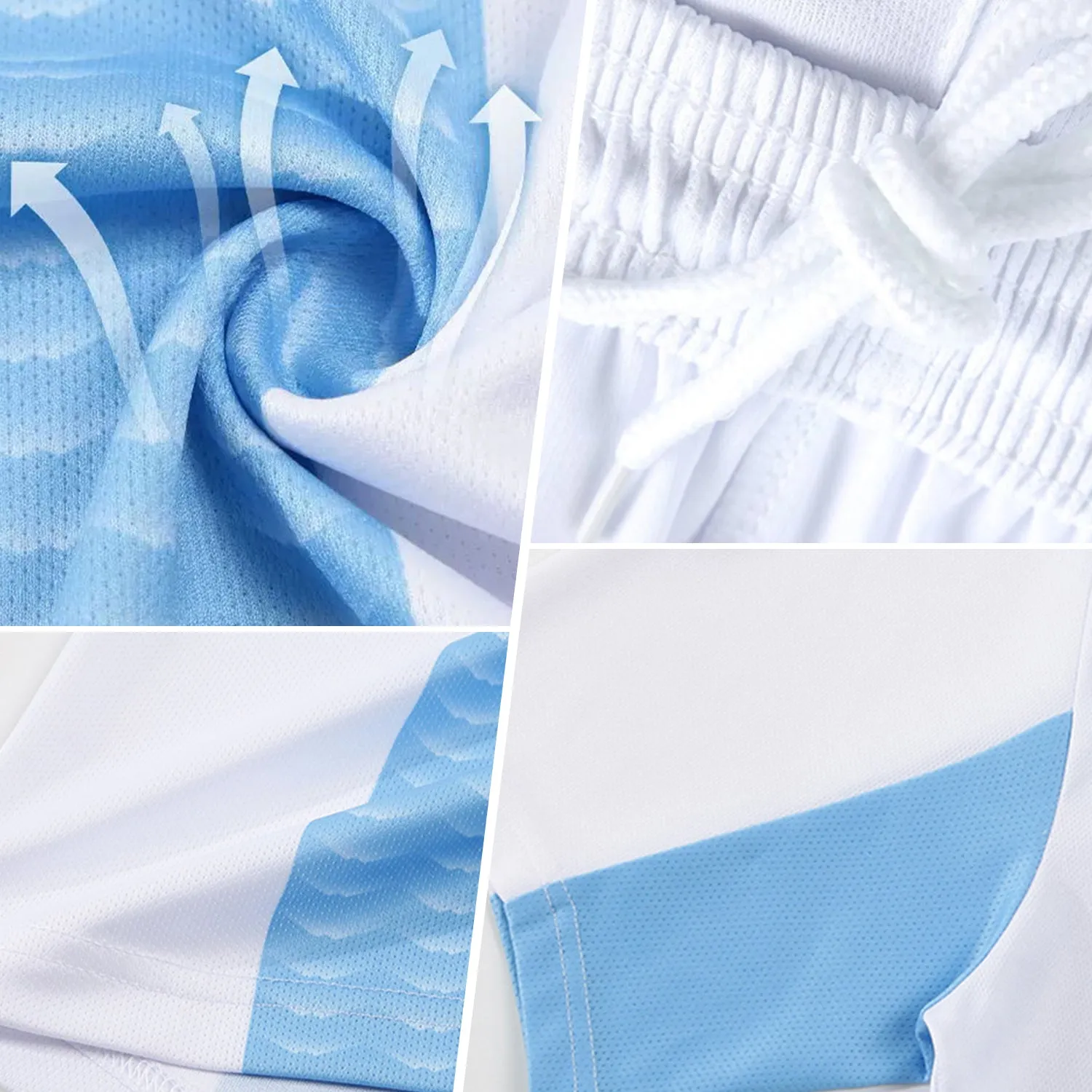 Custom Green Orange-White Line Sublimation Soccer Uniform Jersey