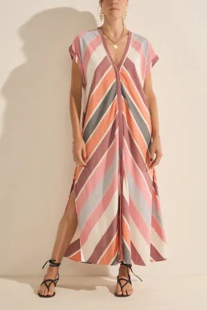 CYTHERA FIRA STRIPE CAFTAN - ILIO NEMA
