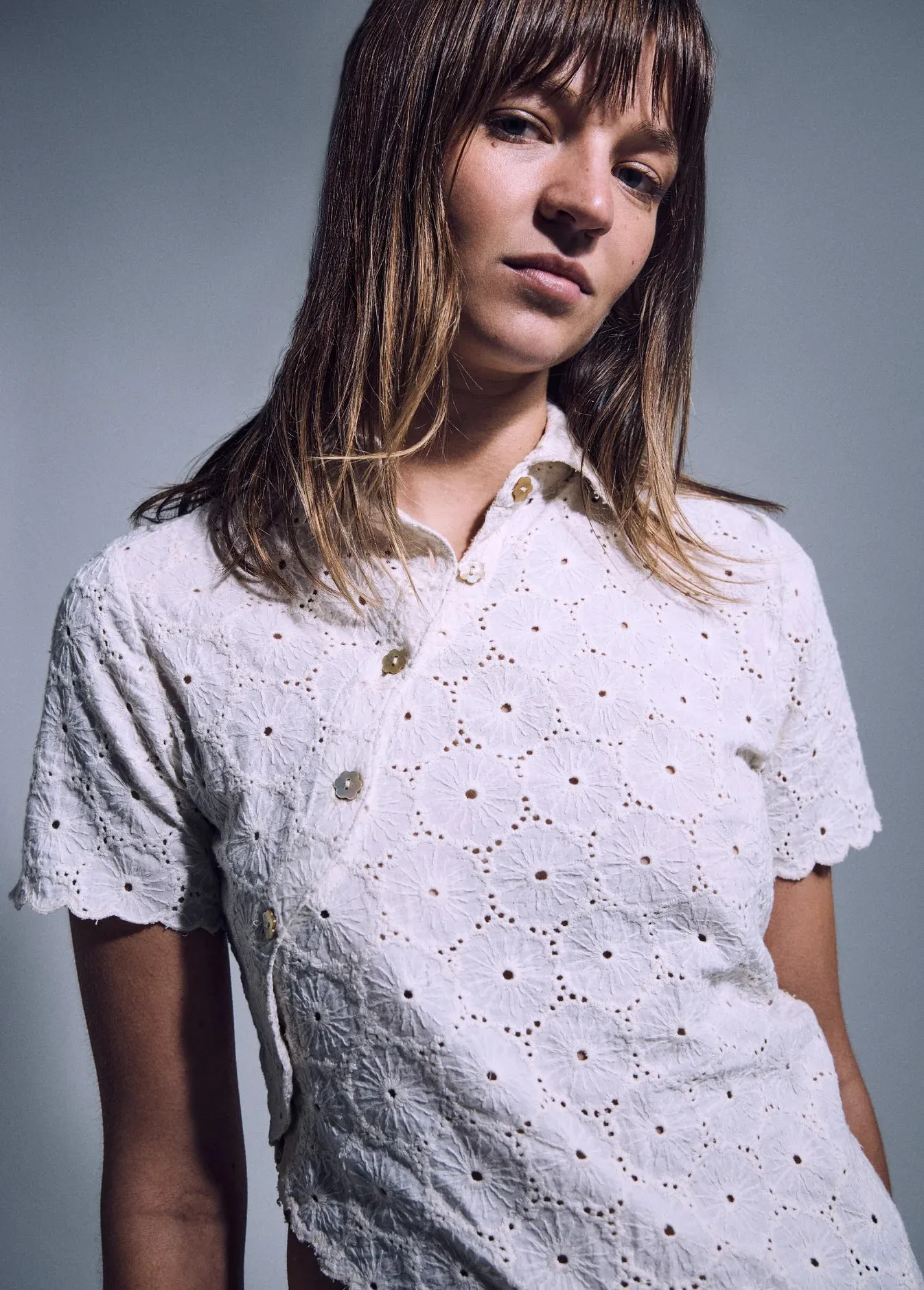 DAISY ASSYMETRIC TOP - SAY THE LABEL