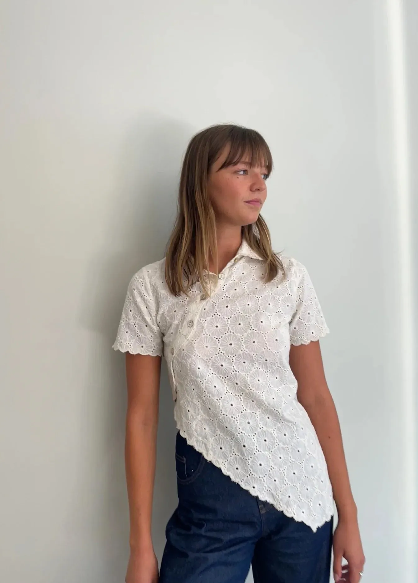 DAISY ASSYMETRIC TOP - SAY THE LABEL