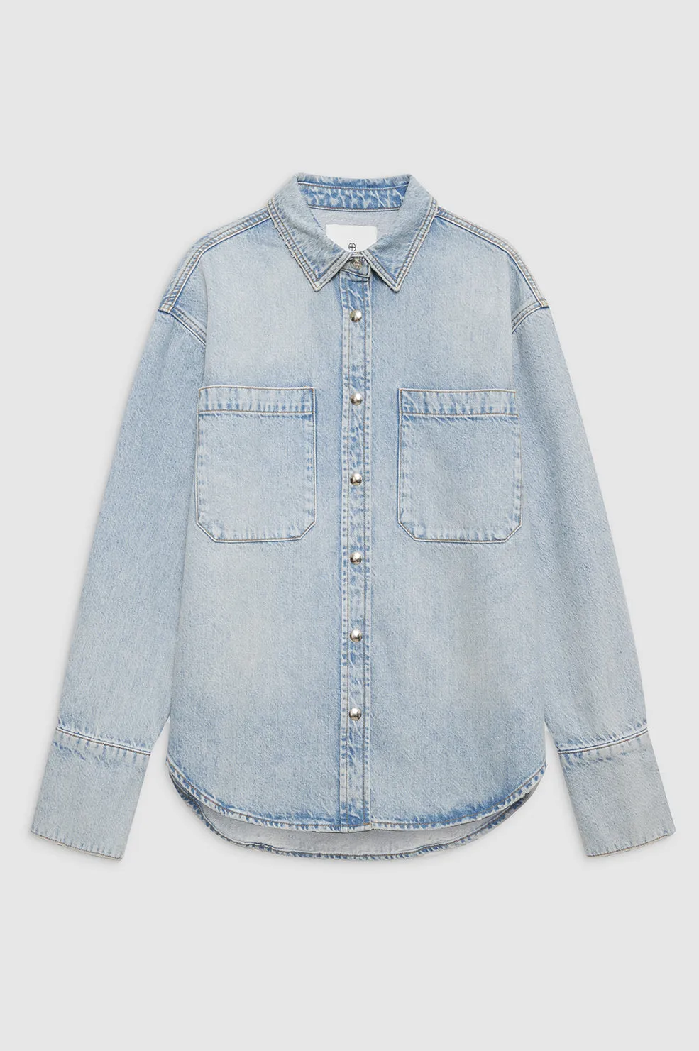 2025 Fashion Trends Dante Shirt - Bleached Blue -ANINE BING