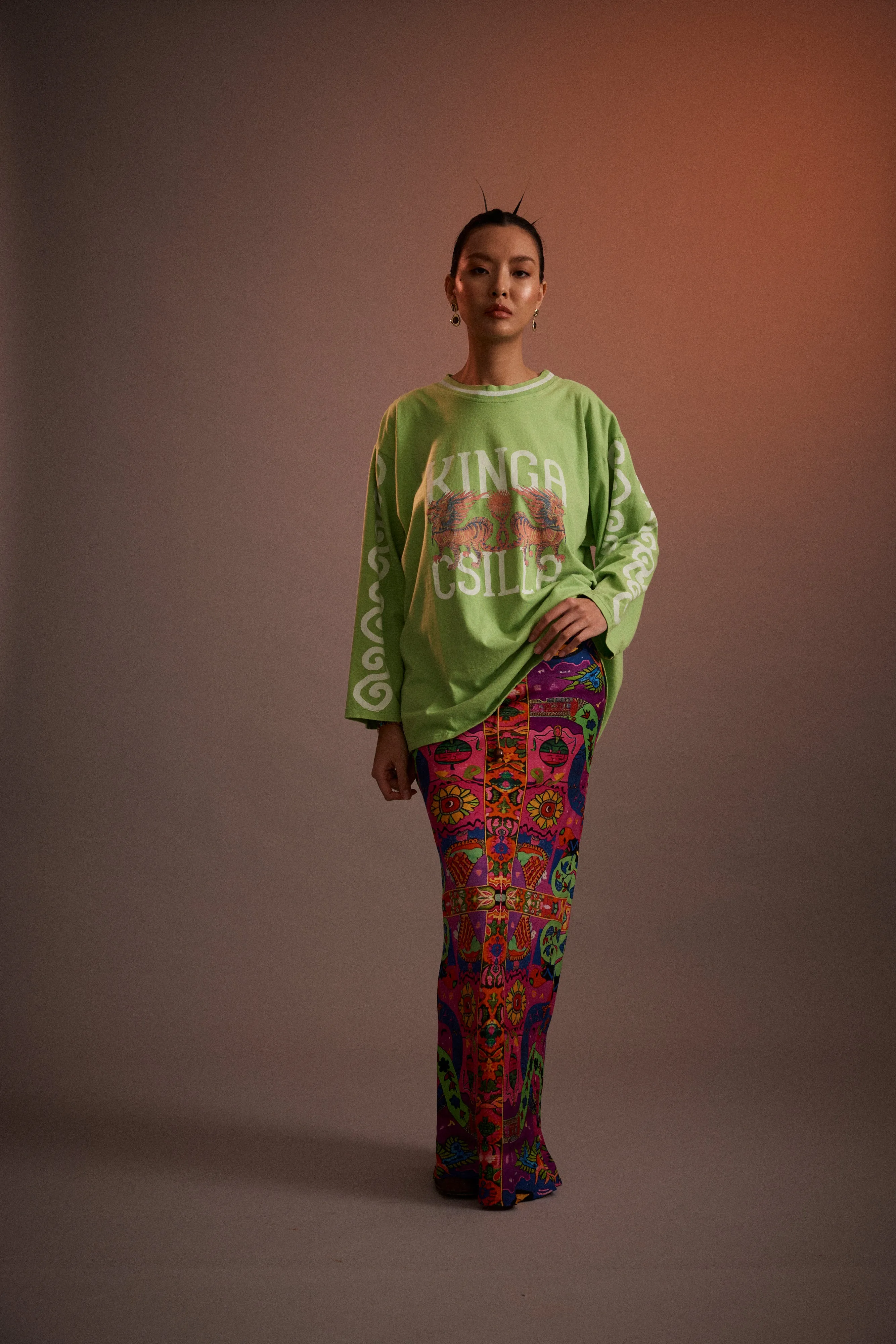 DESERTED DRAGON TOMMY L/S TEE - KINGA CSILLA