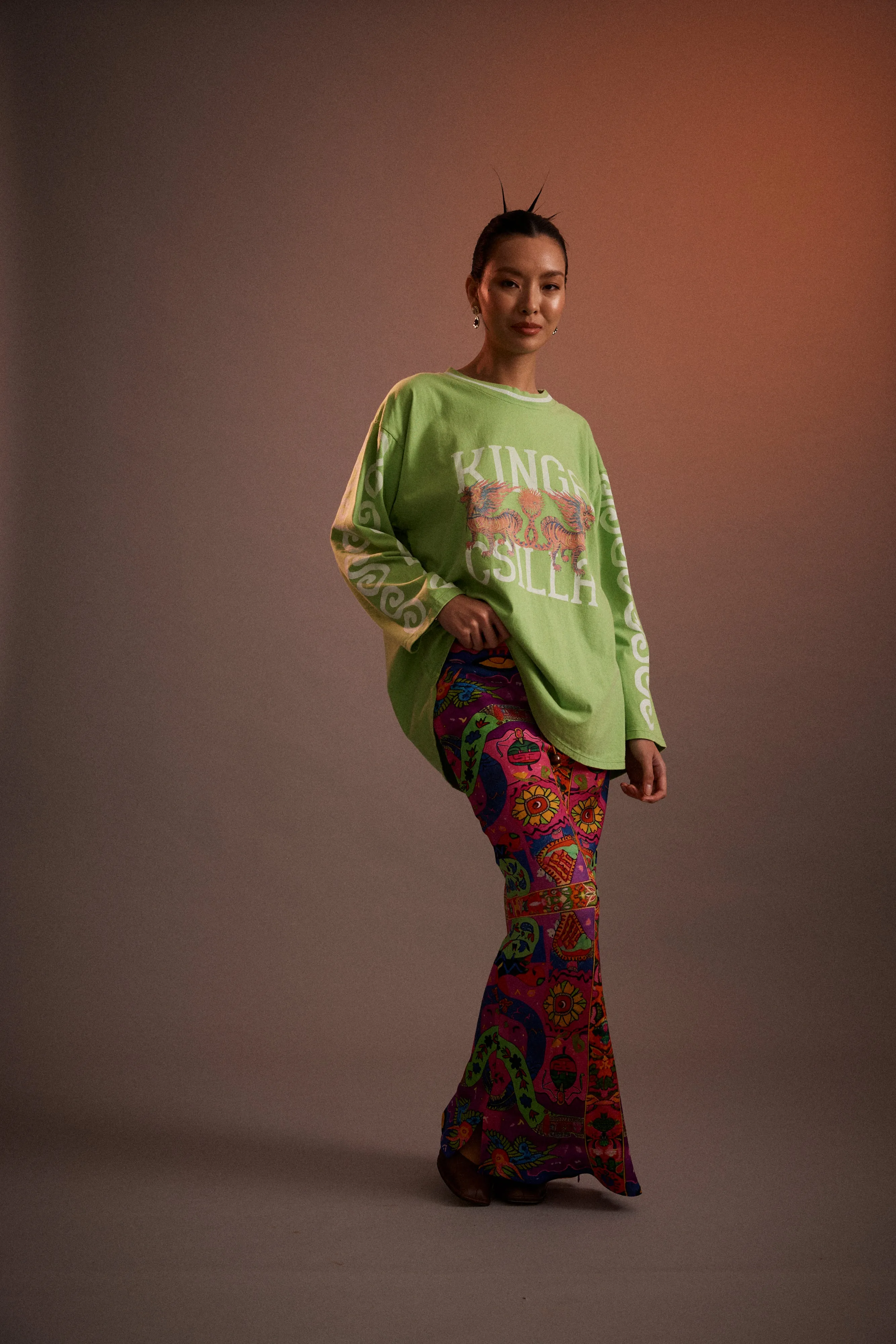 DESERTED DRAGON TOMMY L/S TEE - KINGA CSILLA