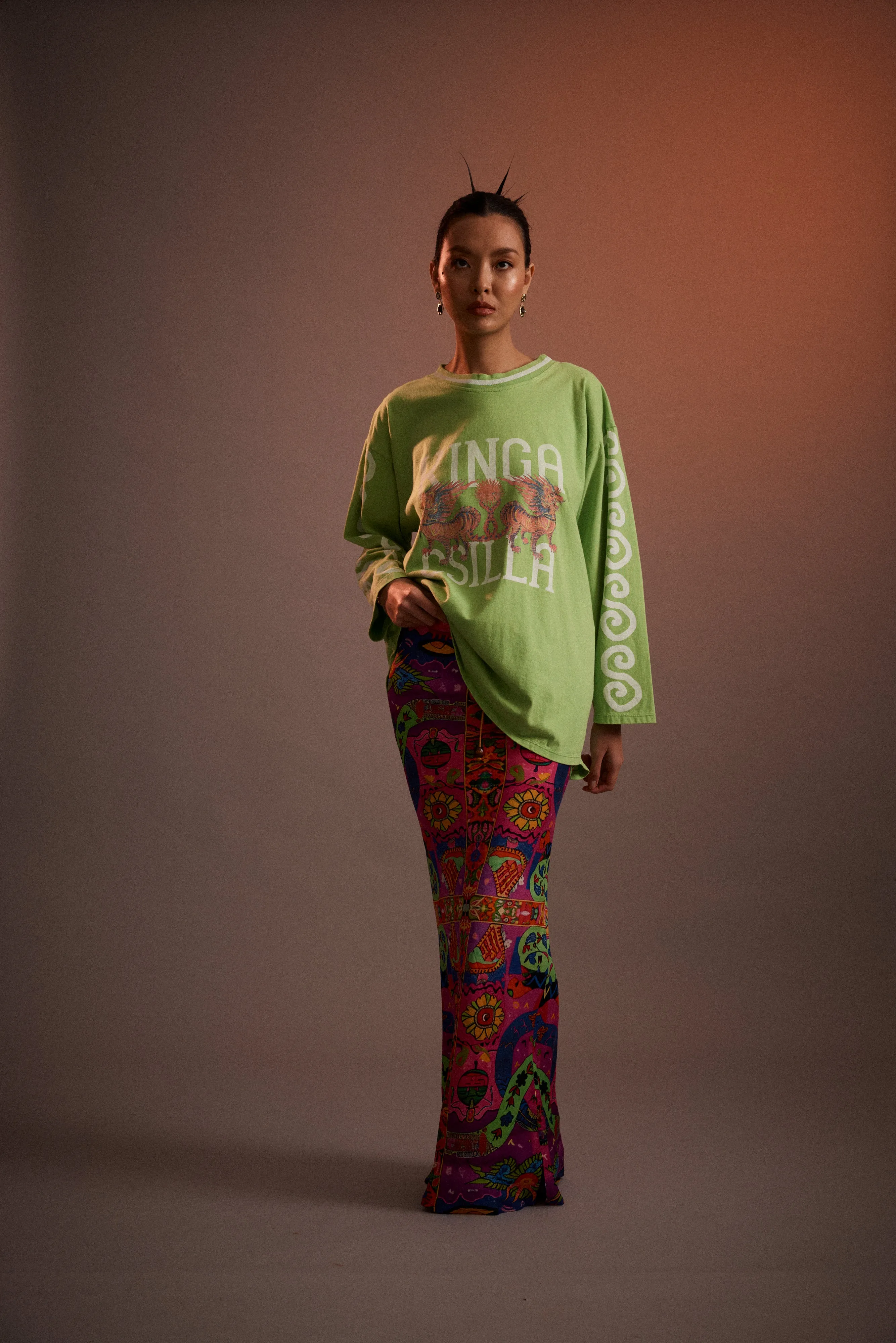 DESERTED DRAGON TOMMY L/S TEE - KINGA CSILLA