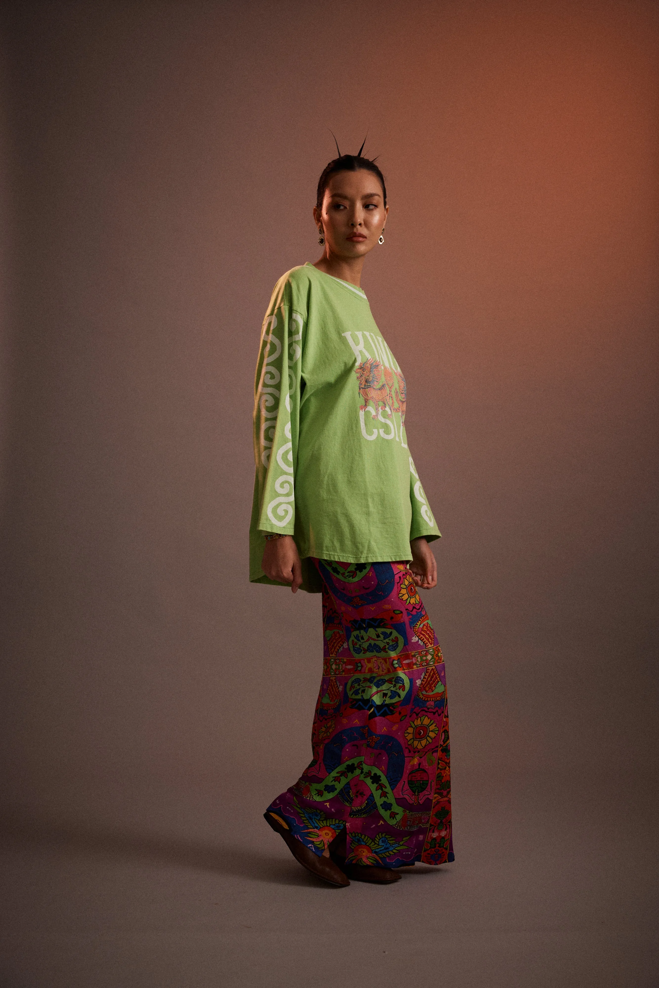 DESERTED DRAGON TOMMY L/S TEE - KINGA CSILLA