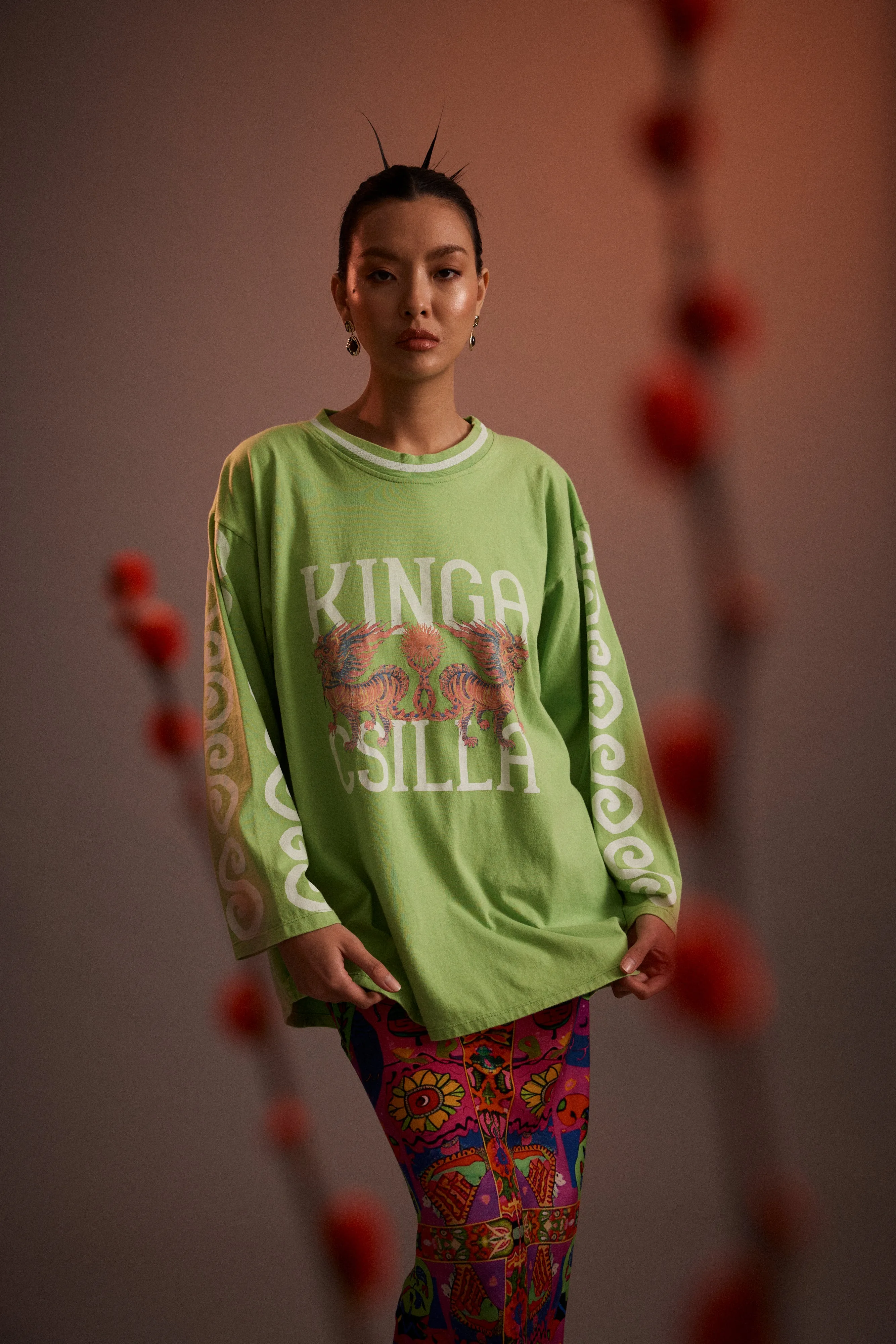 DESERTED DRAGON TOMMY L/S TEE - KINGA CSILLA
