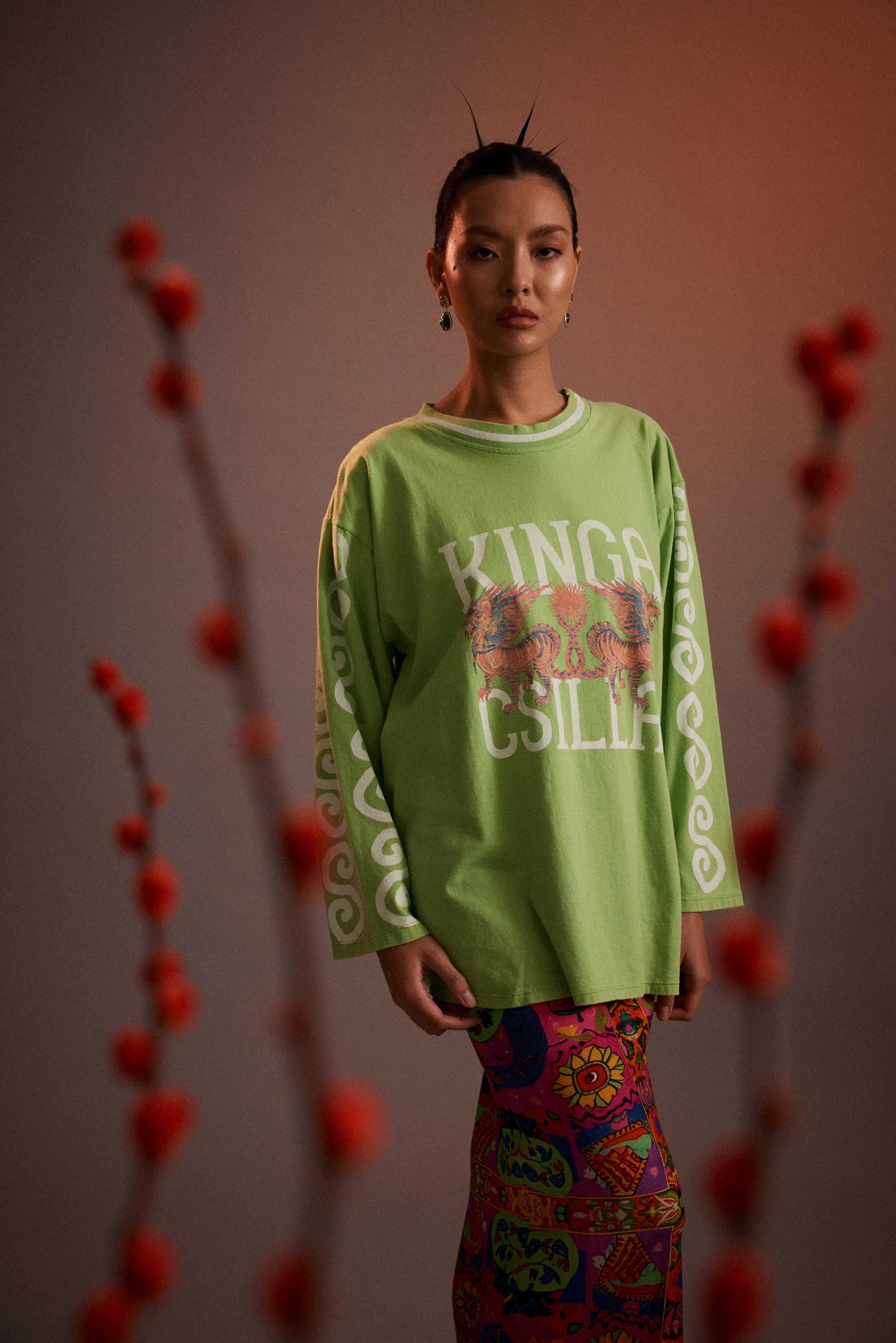 DESERTED DRAGON TOMMY L/S TEE - KINGA CSILLA